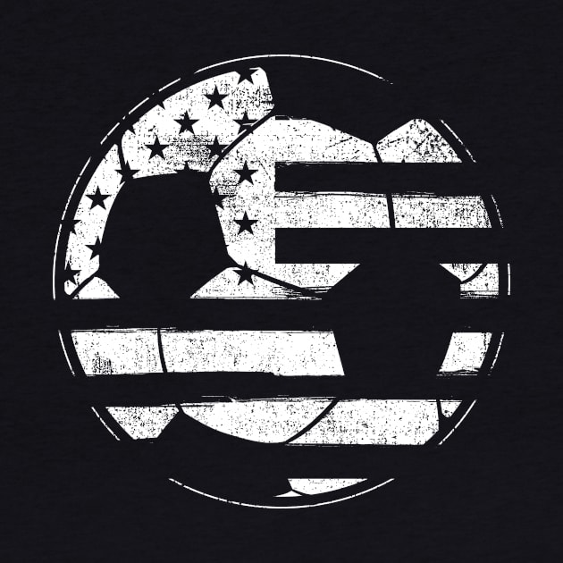 Soccer American Flag by KAWAIITEE